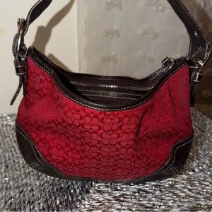 Coach Red and Brown Women's Bag